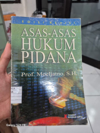 Asas-Asas Hukum Pidana 2008