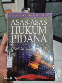 Asas-Asas Hukum Pidana 2009
