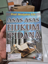 Asas-Asas Hukum Pidana 2018