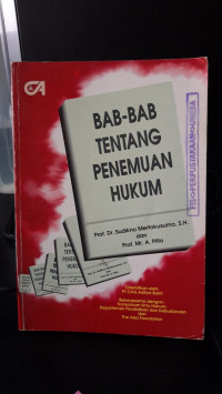 Bab-Bab Tentang Penemuan Hukum