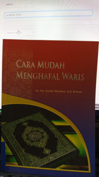 Cara Mudah Menghafal Waris