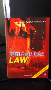 English For Spesific Purposes : Law