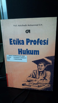 Etika Profesi Hukum 2014