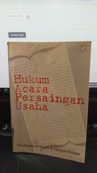 Hukum Acara Persaingan Usaha