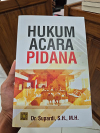 Hukum Acara Pidana