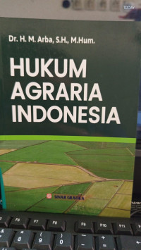 Hukum Agraria Indonesia