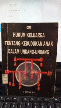 Hukum Keluarga Tentang Kedudukan Anak Dalam Undang-Undang