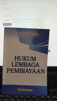 Hukum Lembaga Pembiyaan