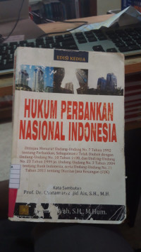 Hukum Perbankan Nasional Indonesia Edisi Kedua