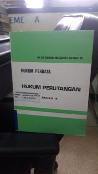 Hukum Perdata Hukum Perutangan