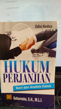 Hukum Perjanjian Teori Dan Analisa Kasus