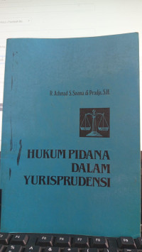 Hukum Pidana Dalam Yurisprudensi