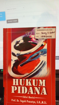 Hukum Pidana Edisi Revisi