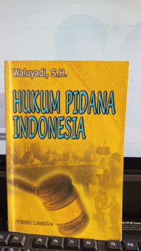 Hukum Pidana Indonesia