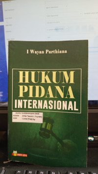 Hukum Pidana Internasional
