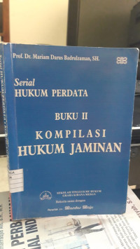 Kompilasi Hukum Jaminan Buku II 2004