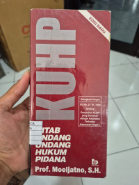 KUHP Kitab Undang-Undang Hukum Pidana