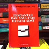 Pengantar Dan Asas-Asas Hukum Adat