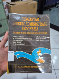 Pengantar Hukum Administrasi Indonesia 1999