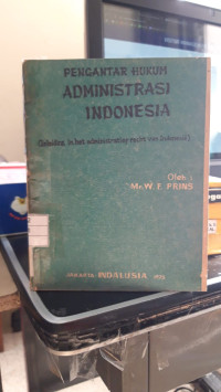 Pengantar Hukum Administrasi Indonesia