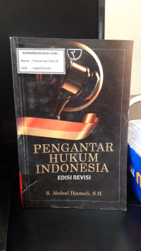 Pengantar Hukum Indonesia Edisi Revisi