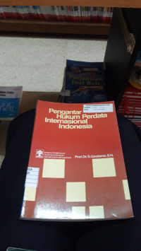 Pengantar Hukum Perdata Internasional Indonesia