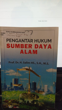Pengantar Hukum Sumber Daya Alam