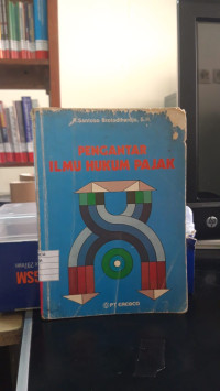 Pengantar Ilmu Hukum Pajak Edisi Ketiga 1989