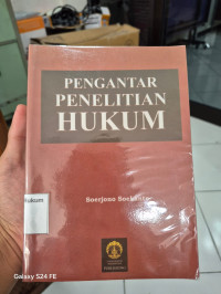 Pengantar Penelitian Hukum 2020