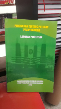 Pengkajian Tentang Putusan Pra Peradilan