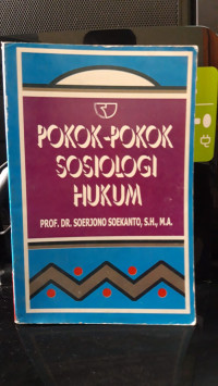 Pokok- Pokok Sosiologi Hukum
