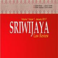 Sriwijaya Law Review Issue 1 2023