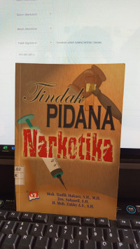 Tindak Pidana Narkotika